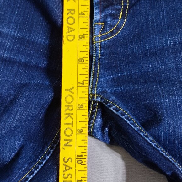 Buffalo Jeans women's sz 30 ink blue colour Selvedge Low rise Straight leg denim - Picture 12 of 13